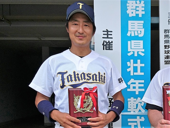 高崎市役所壮年チームで県大会優勝に貢献し、個人賞も受賞！